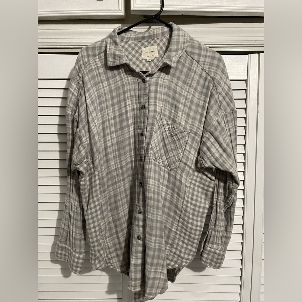 AE Oversized Flannel size large